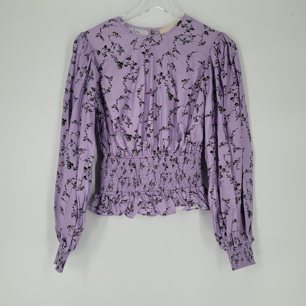 Keepsake Secure Blouse in Lilac Floral Size S 4 NEW